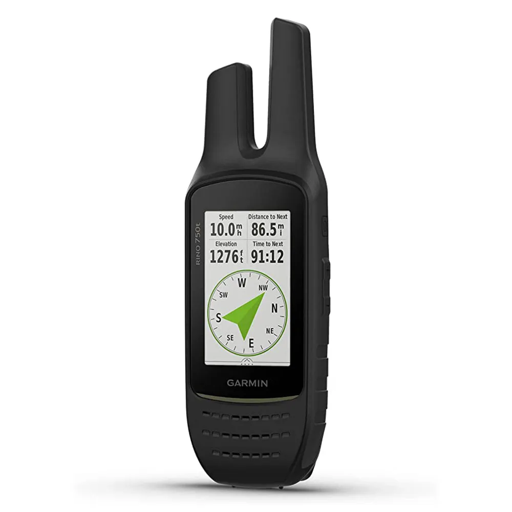 Garmin Rino 750t Two-Way Radio with Touchscreen and Topo Mapping GPS Navigator - 010-01958-30