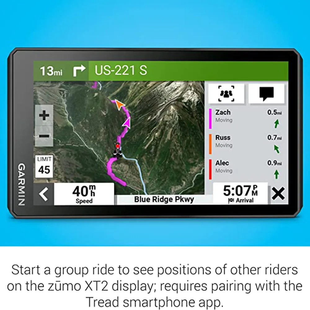 Garmin Zumo XT2  Ultrabright 6 Inches Sunlight Readable Display Visual Route Planner and Ride Summaries All-Terrain Motorcycle Navigator - 010-02781-00