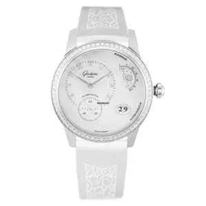 Glashutte Original Pano Matic Luna Stainless steel Ladies Watch
