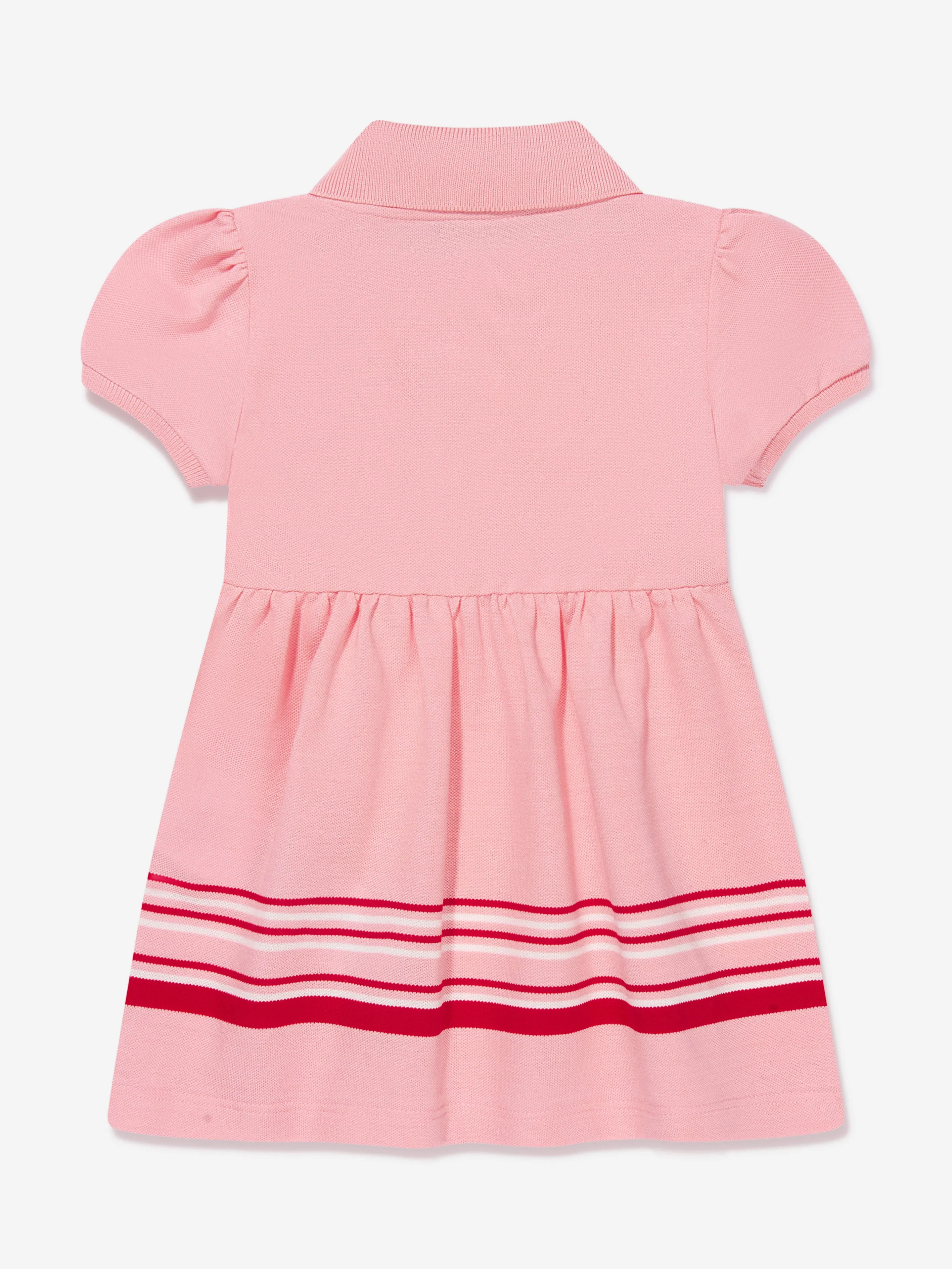 Gucci Baby Girls Cotton Piquet Striped Dress