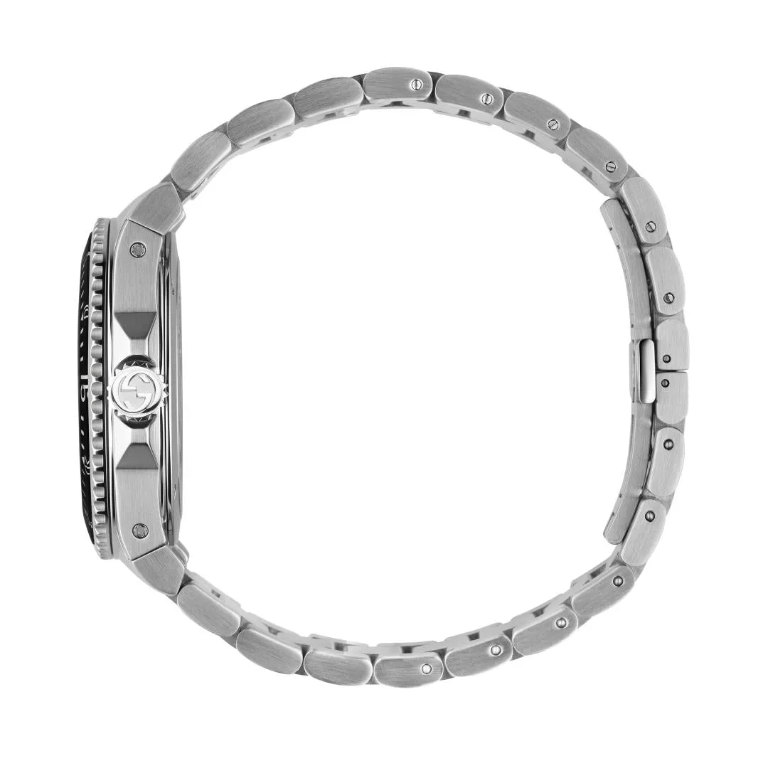 Gucci Dive Stainless Steel Gents Watch YA136301A