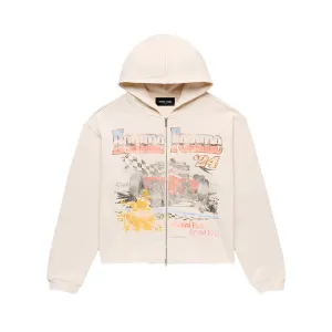 Homme Femme Swiss Racing Zip-Up - Cream
