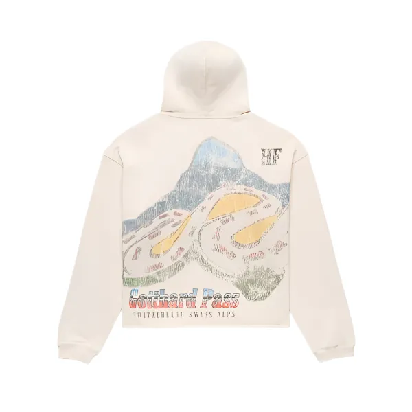 Homme Femme Swiss Racing Zip-Up - Cream