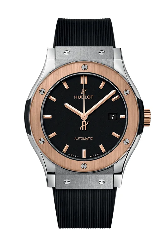 Hublot Classic Fusion 42mm Titanium & 18K King Gold Man's Watch