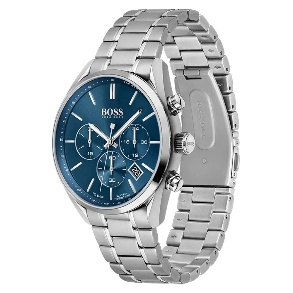 Hugo Boss Champion Stainless Steel Men's Chrono Watch - 1513818