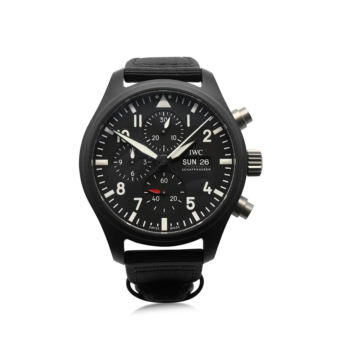 IWC Pilot Chronograph TOP GUN 44mm Automatic Watch Ref IW389101