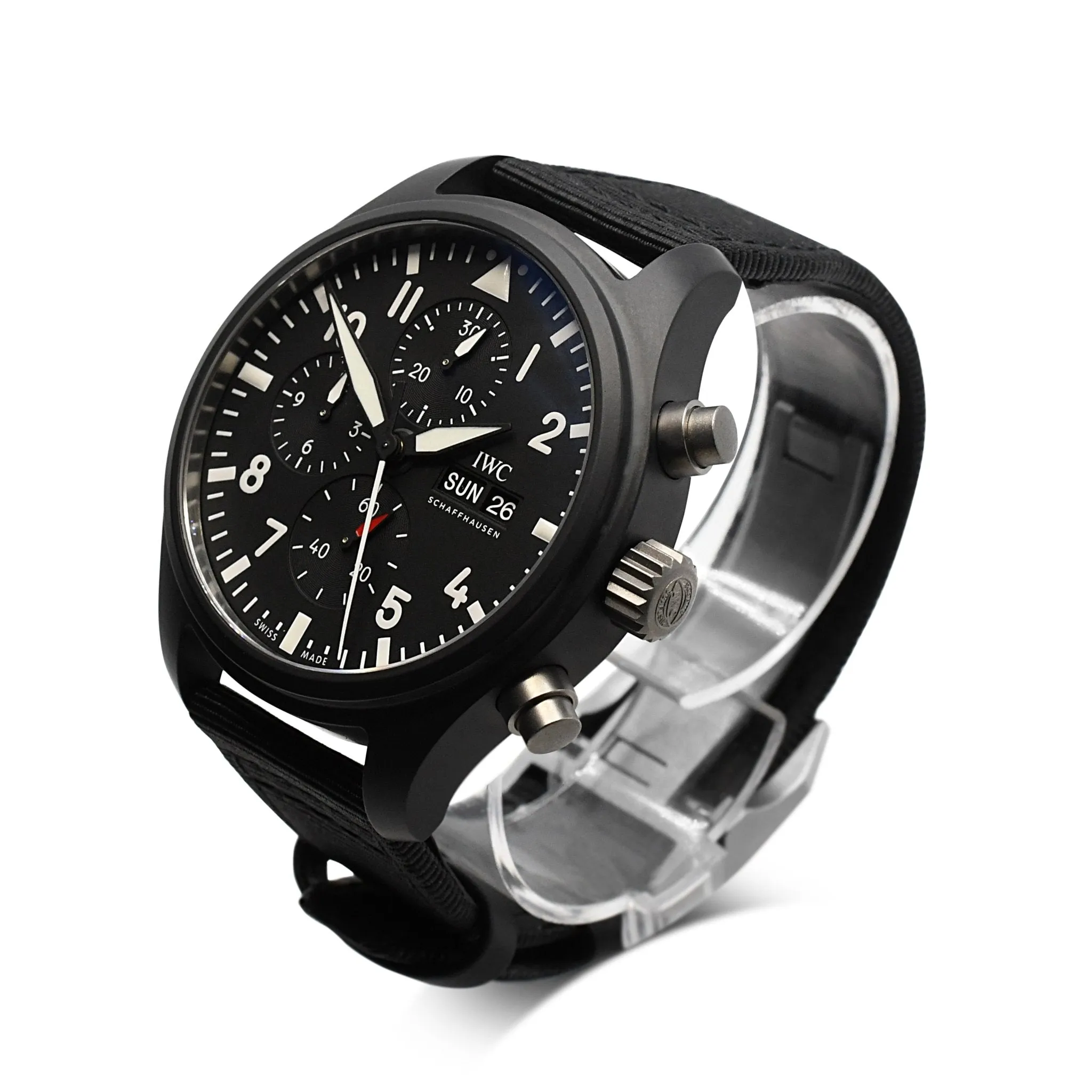 IWC Pilot Chronograph TOP GUN 44mm Automatic Watch Ref IW389101