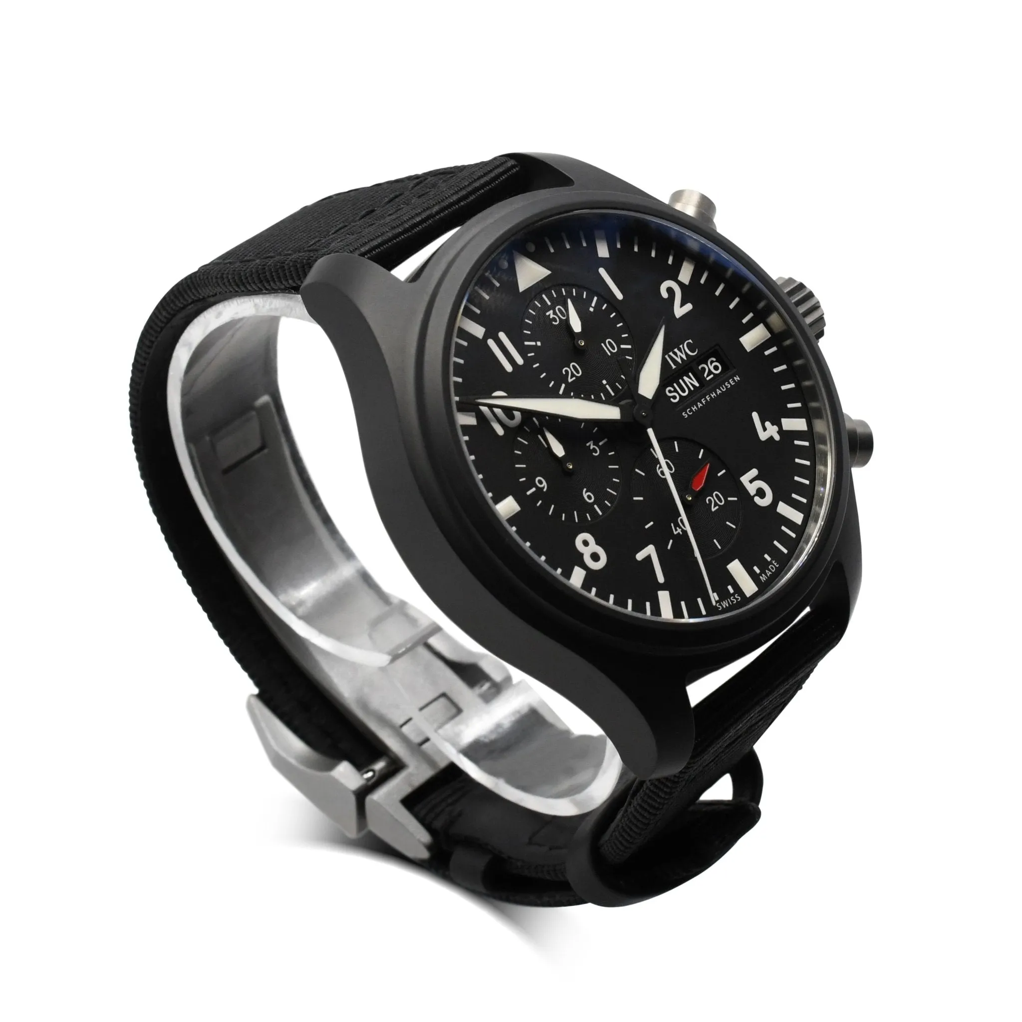 IWC Pilot Chronograph TOP GUN 44mm Automatic Watch Ref IW389101