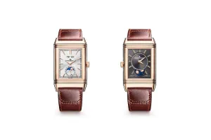 Jaeger-Lecoultre Reverso Tribute Duoface Calendar 18K Rose Gold Men's Watch