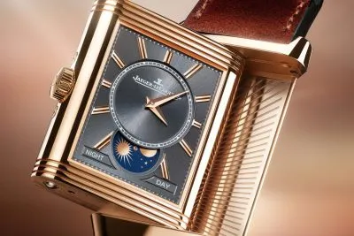 Jaeger-Lecoultre Reverso Tribute Duoface Calendar 18K Rose Gold Men's Watch