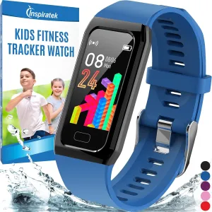 Kids Fitness Tracker: Waterproof, Heart Rate & Sleep Monitor, Ages 5-16