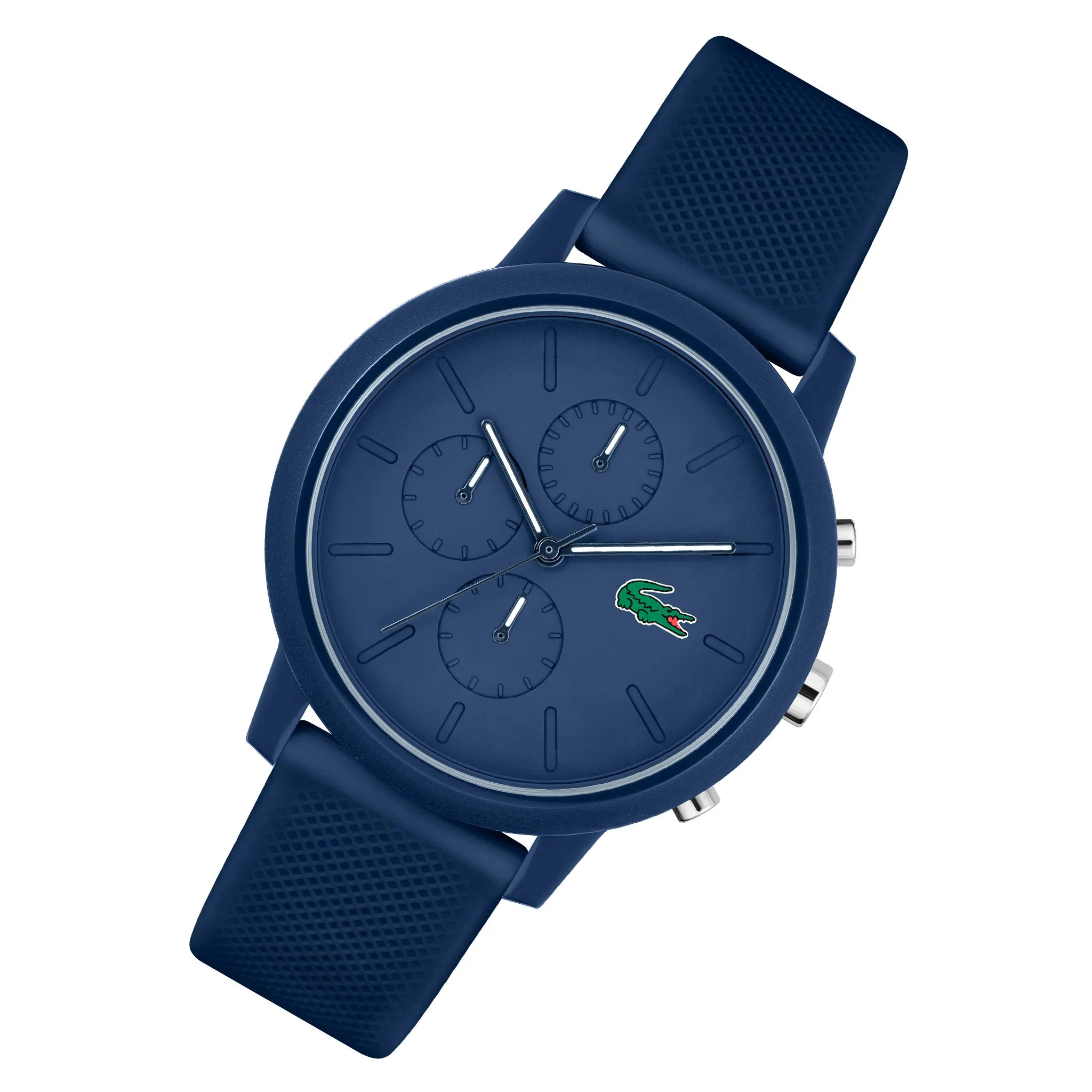Lacoste 12.12 Navy Silicone Chronograph Men's Watch - 2011244