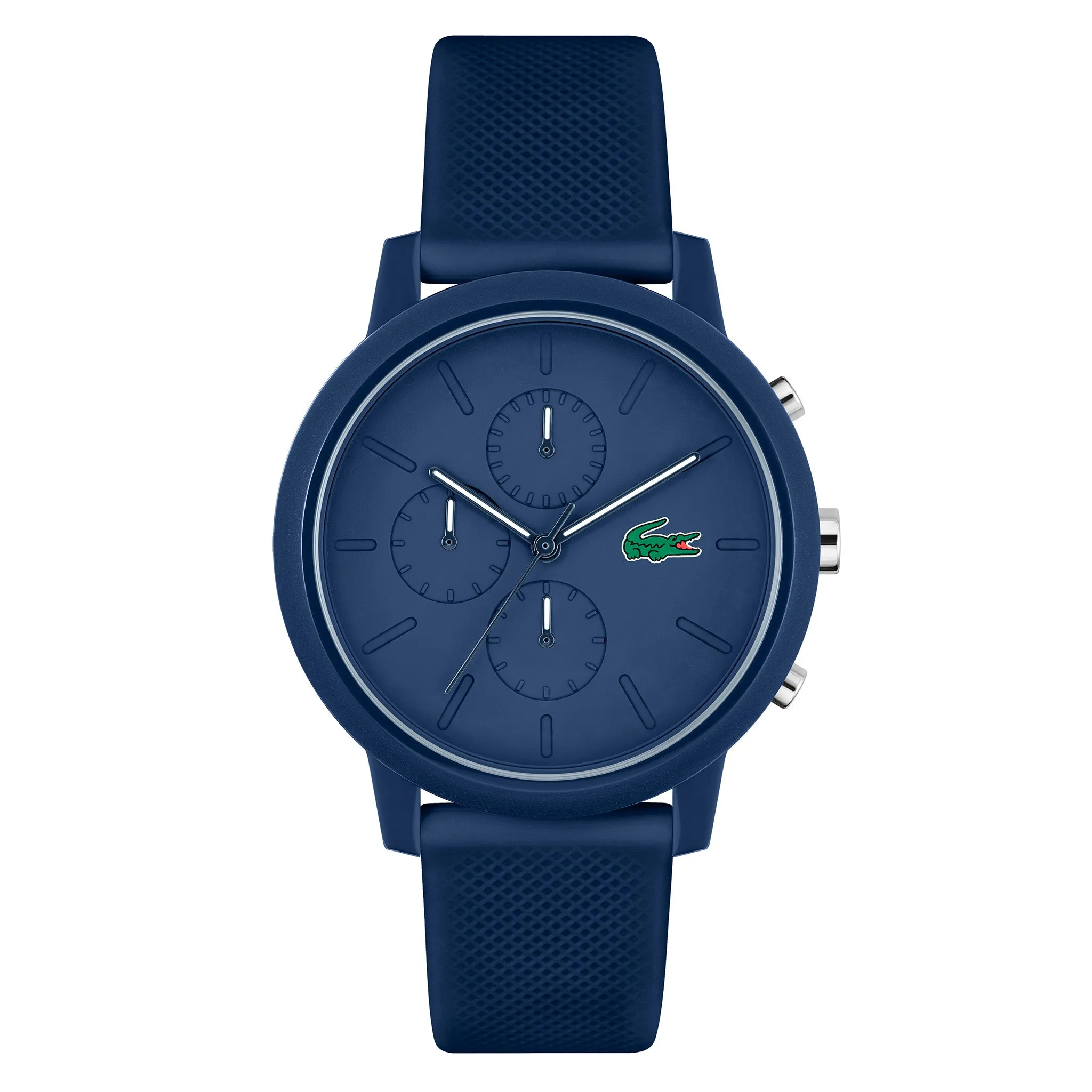 Lacoste 12.12 Navy Silicone Chronograph Men's Watch - 2011244