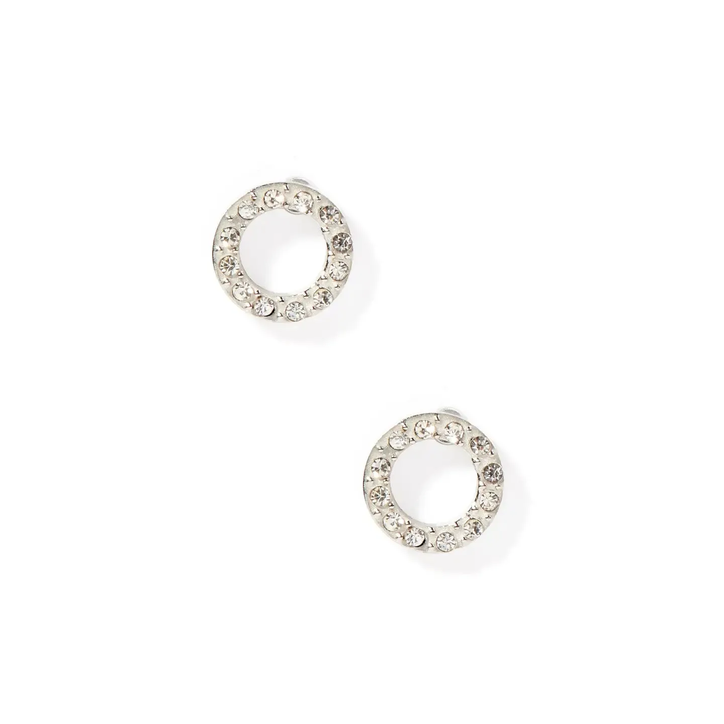 Lainey Silver Screwback Stud Earrings