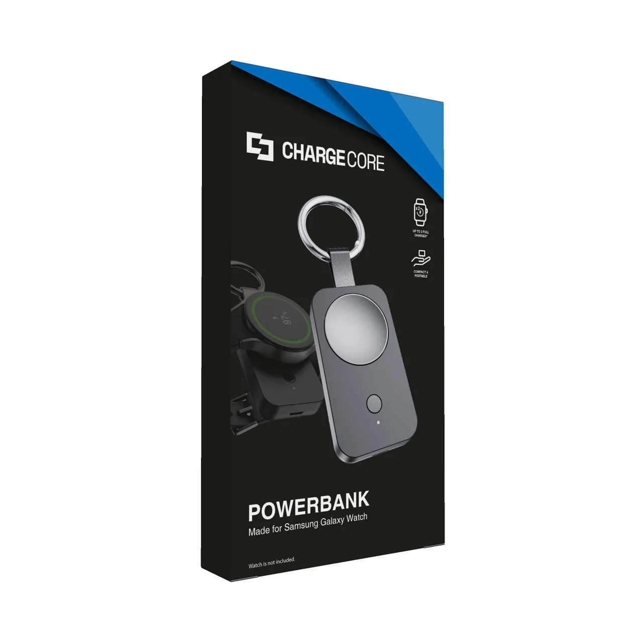 Laser ChargeCore Power Bank for Samsung Galaxy Watch - 1000mAh (Black)