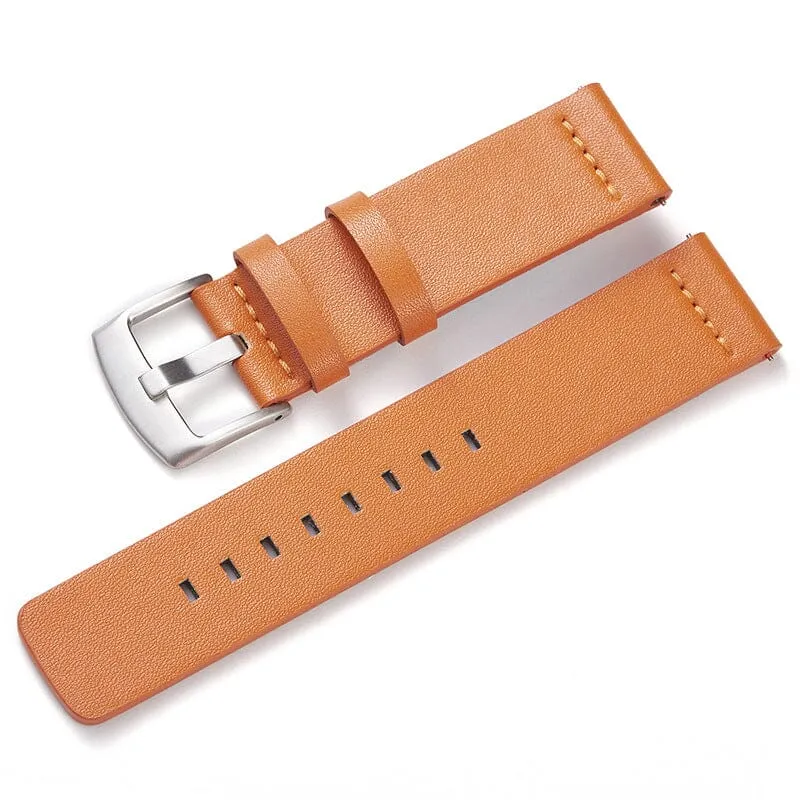 Leather Straps Compatible with the Samsung Galaxy Watch 4 Classic (42mm & 46mm)