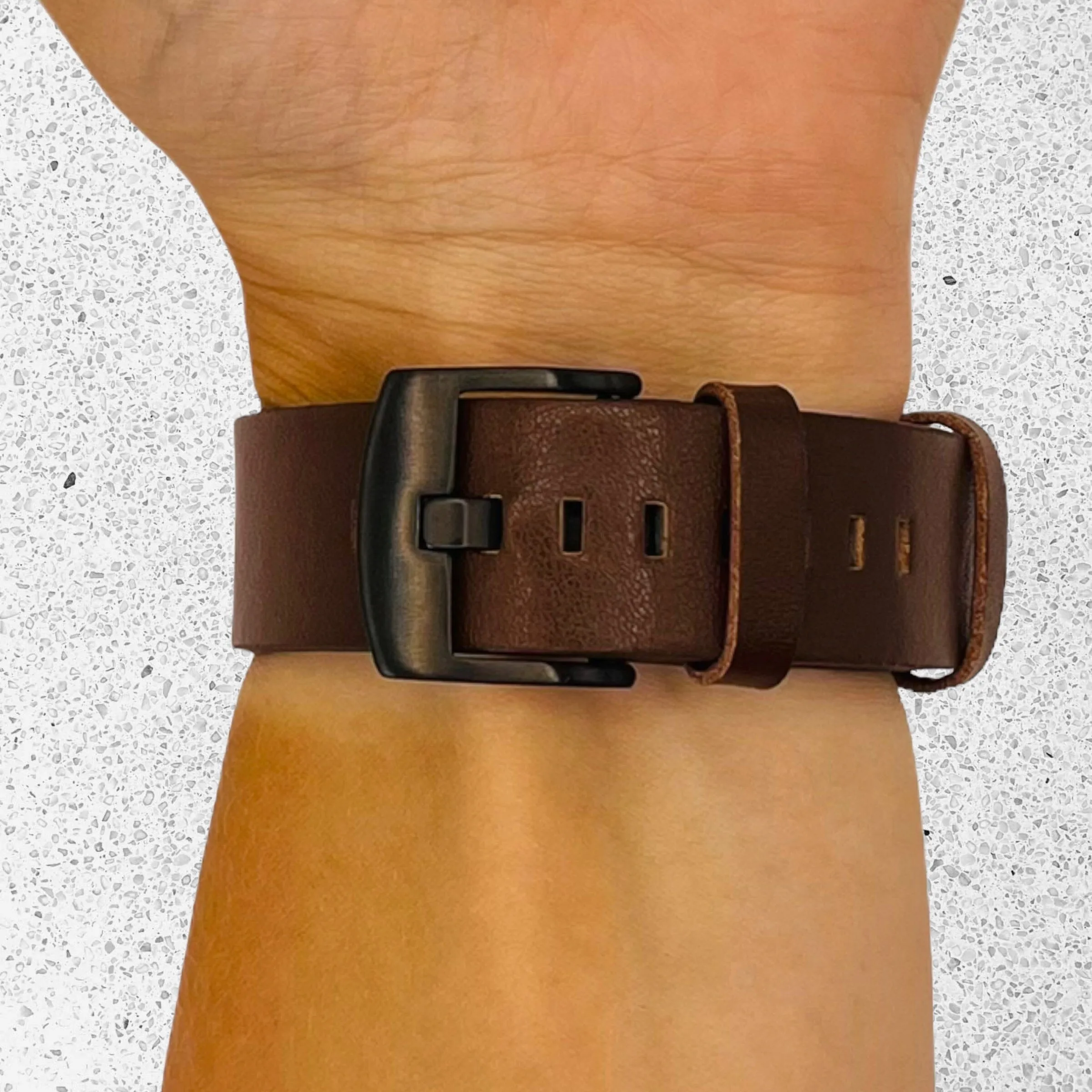 Leather Straps Compatible with the Samsung Galaxy Watch 4 Classic (42mm & 46mm)