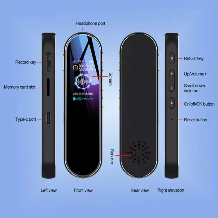 Long Standby Timer Voice Recorder HD Noise Canceling Recording Device