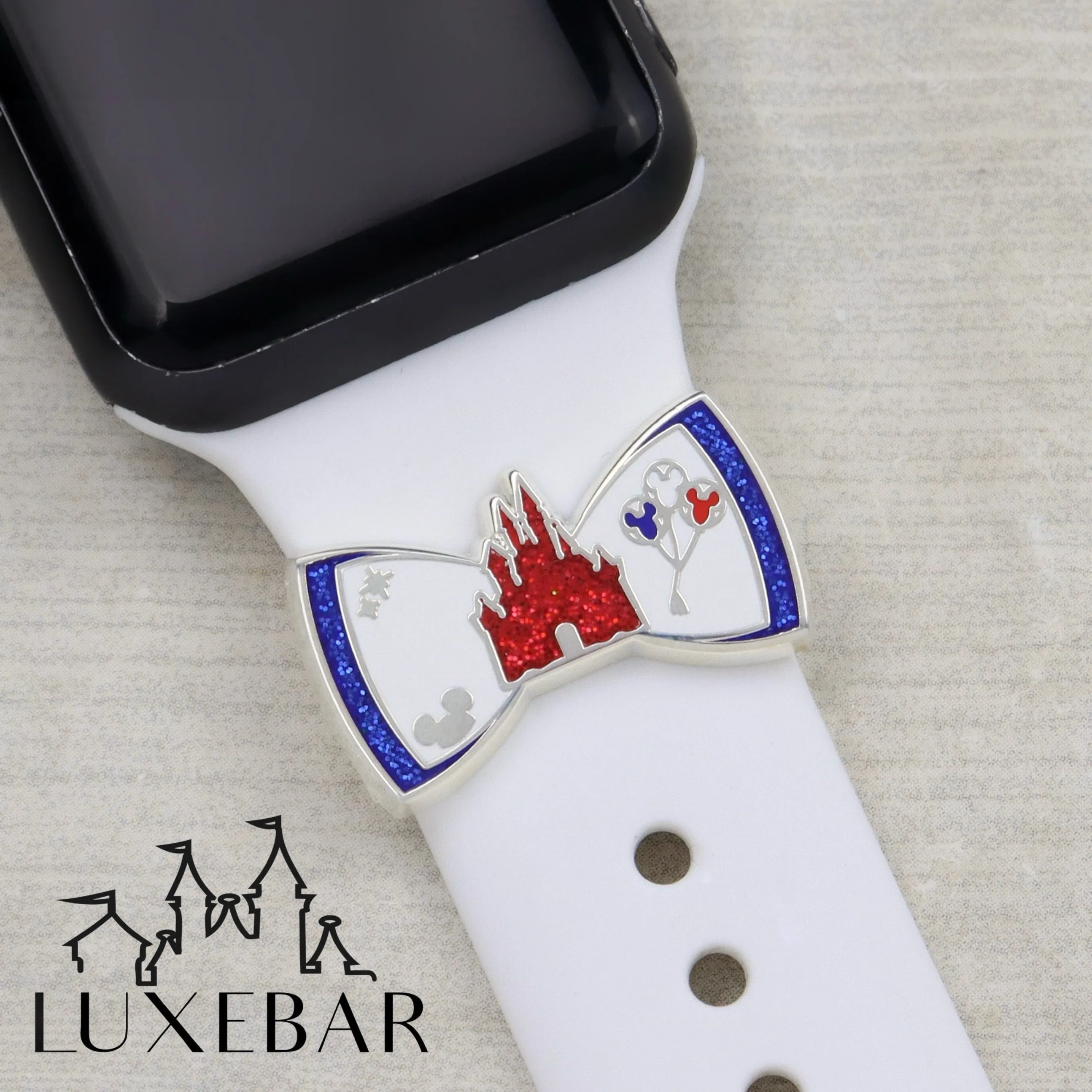 LuxeBar ~ Band Bow Collection ~ Connie's Bow (Patriotic)