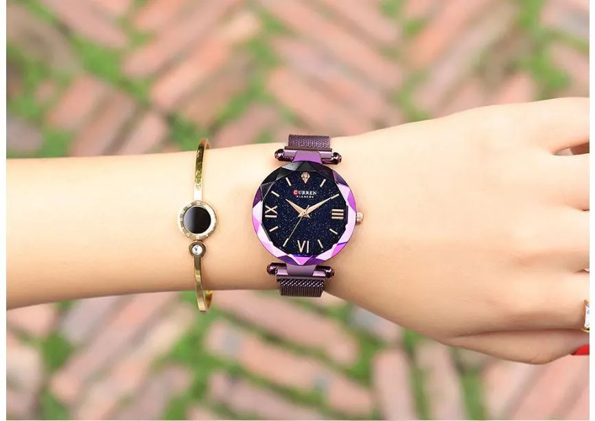 Magnetic Strap Women Classic Watch