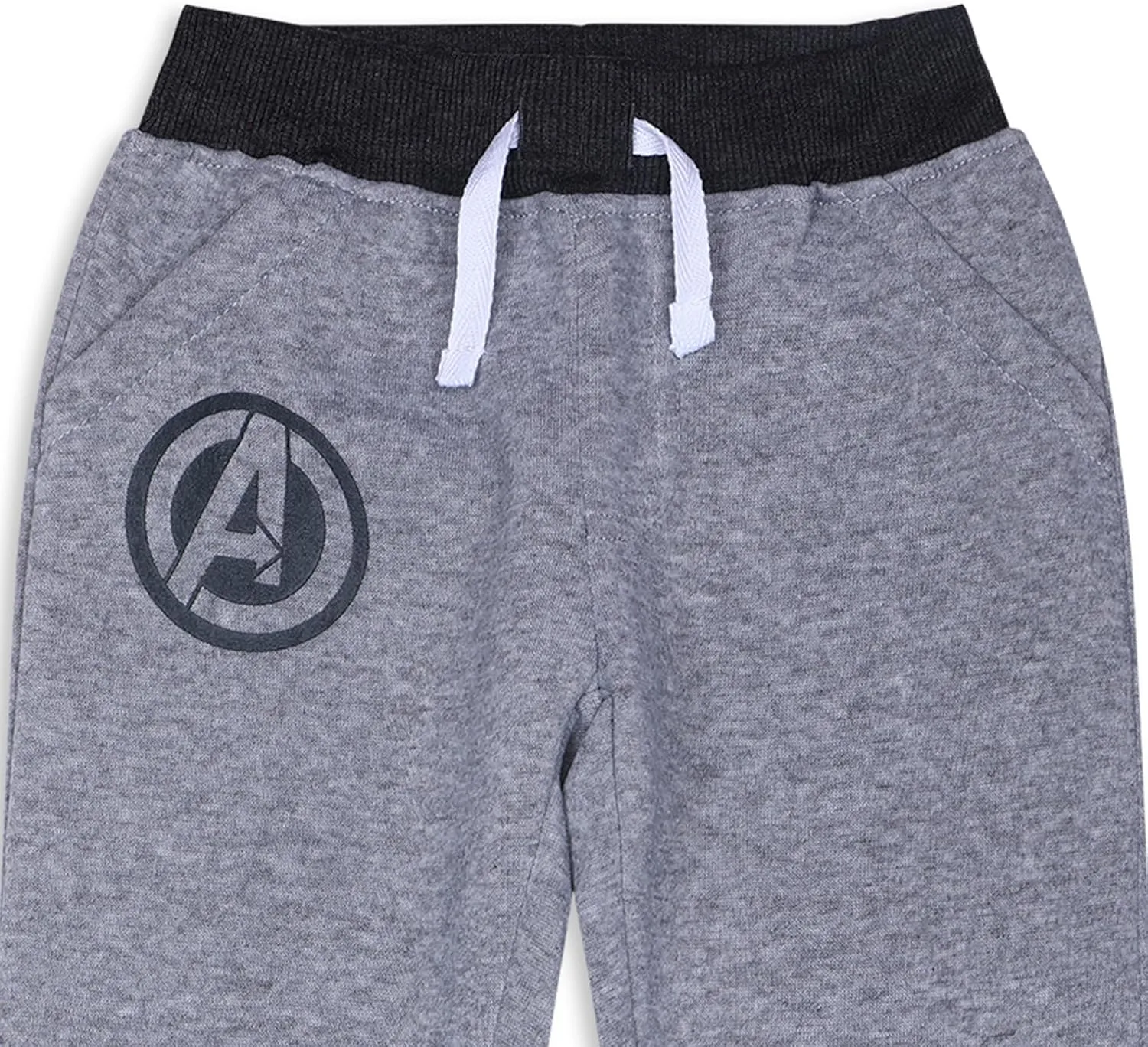 Marvel Avengers Hulk, Captain America and Iron Man Boys 2 Pack Pants for Toddler and Little Kids