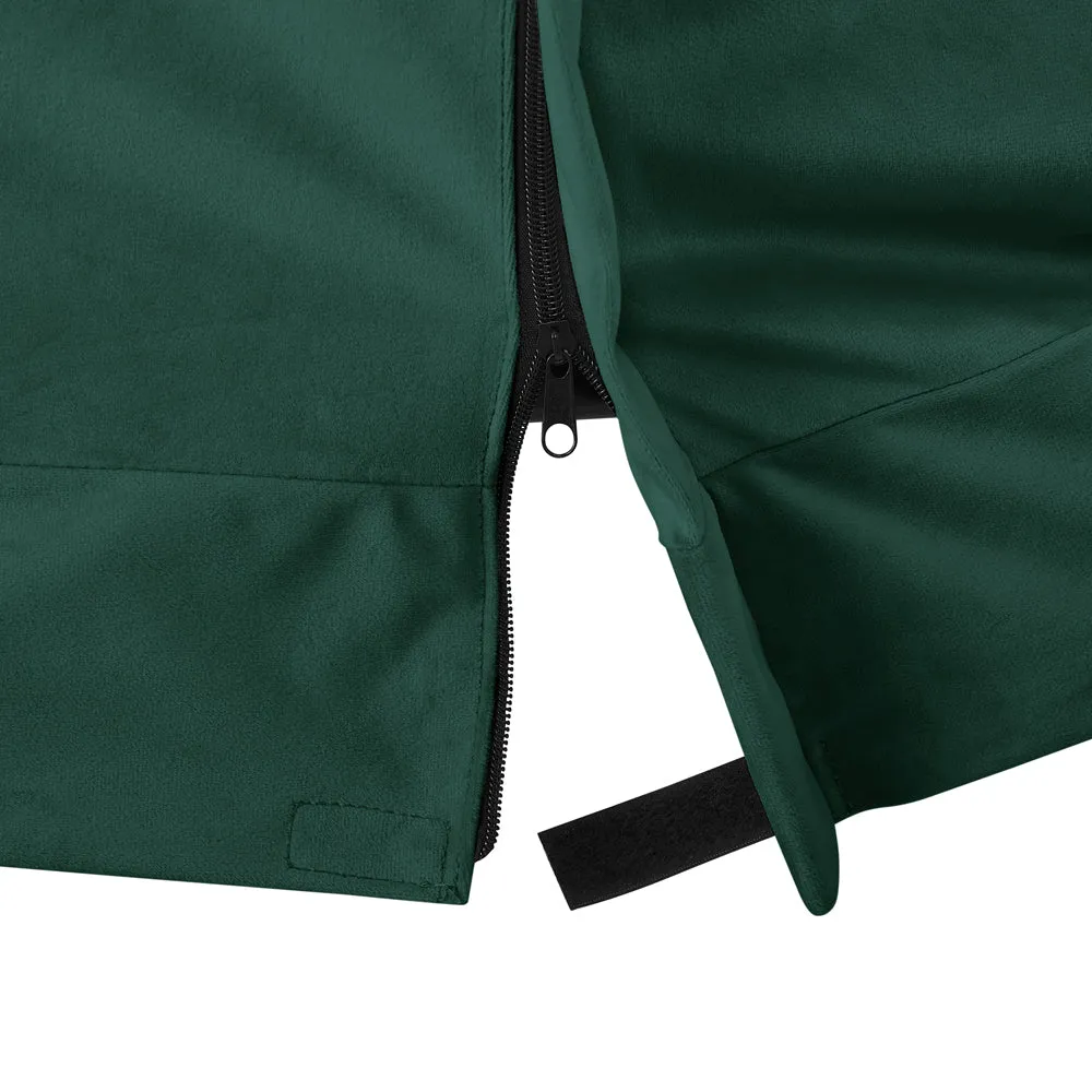 Mellow Lazy Chair, Green Velvet