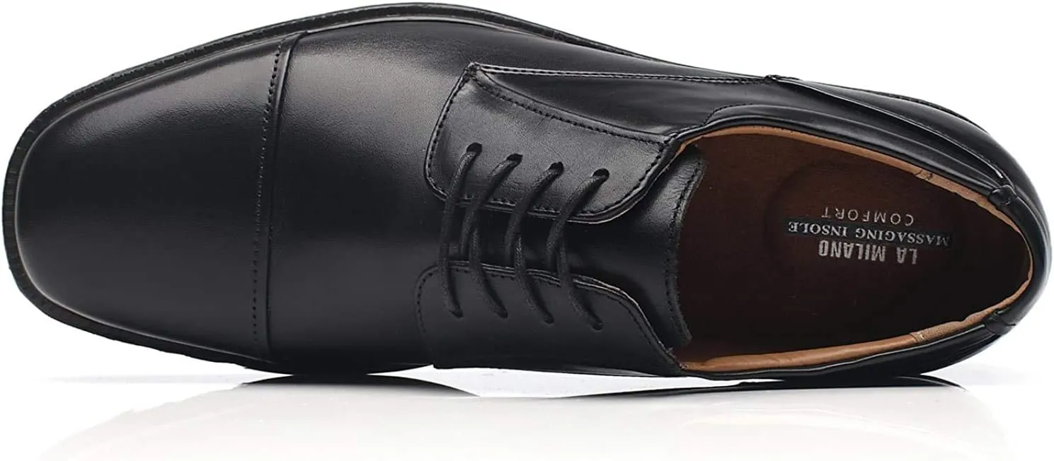 Men's Classic Modern Wide Width Plain Toe Oxford