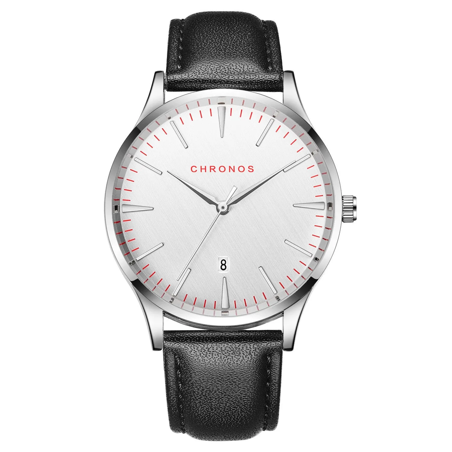 Men's Watch Steel Strap Waterproof Watch Calendar Fashion Simple Watch Men