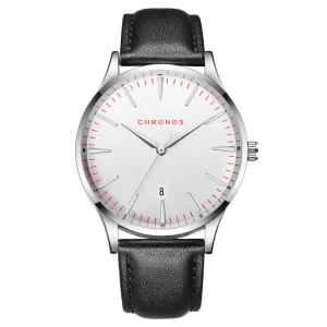 Men's Watch Steel Strap Waterproof Watch Calendar Fashion Simple Watch Men