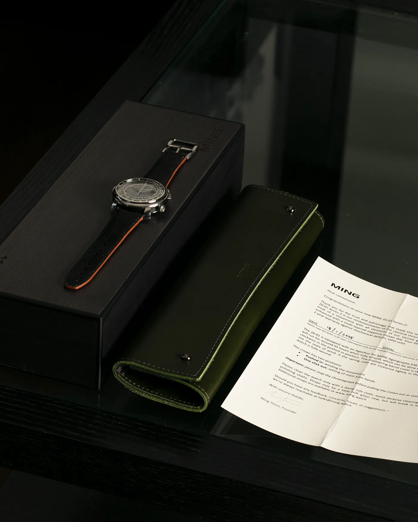 Ming 20.01 Series II Agengraphe Chronograph Special Projects Cave