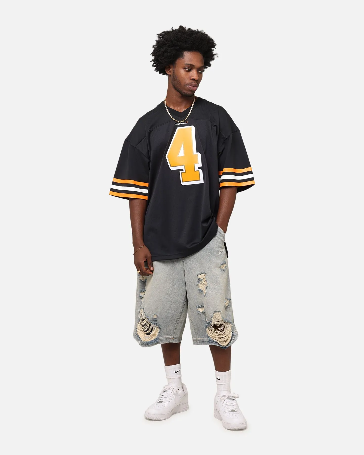 Mitchell & Ness X Mclaren Lando Norris Mesh Jersey Black