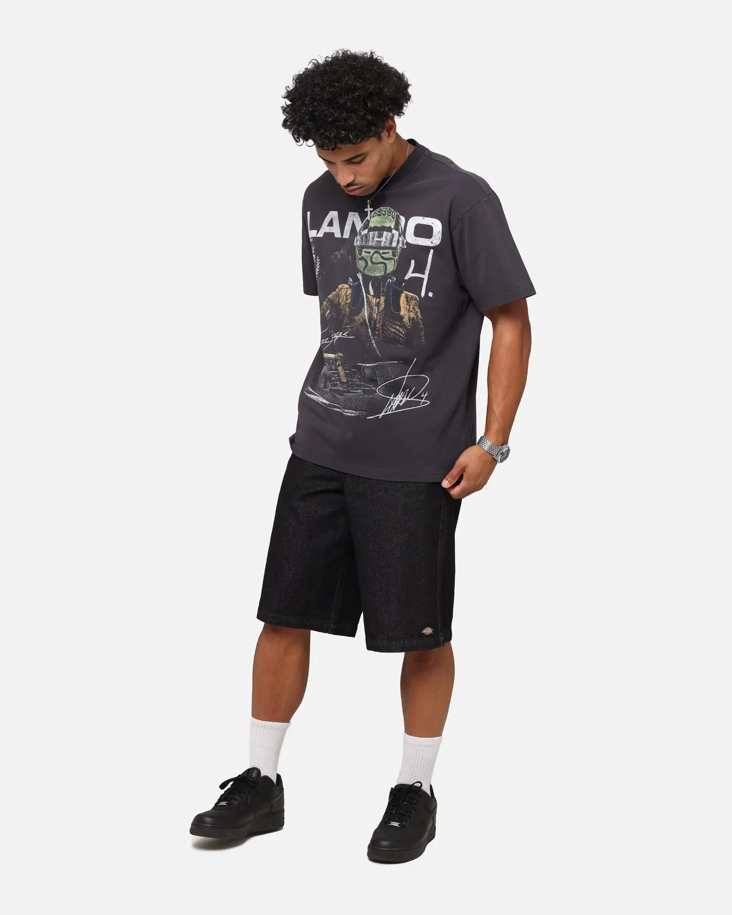 Mitchell & Ness X Mclaren Lando Norris Victory T-Shirt Faded Black