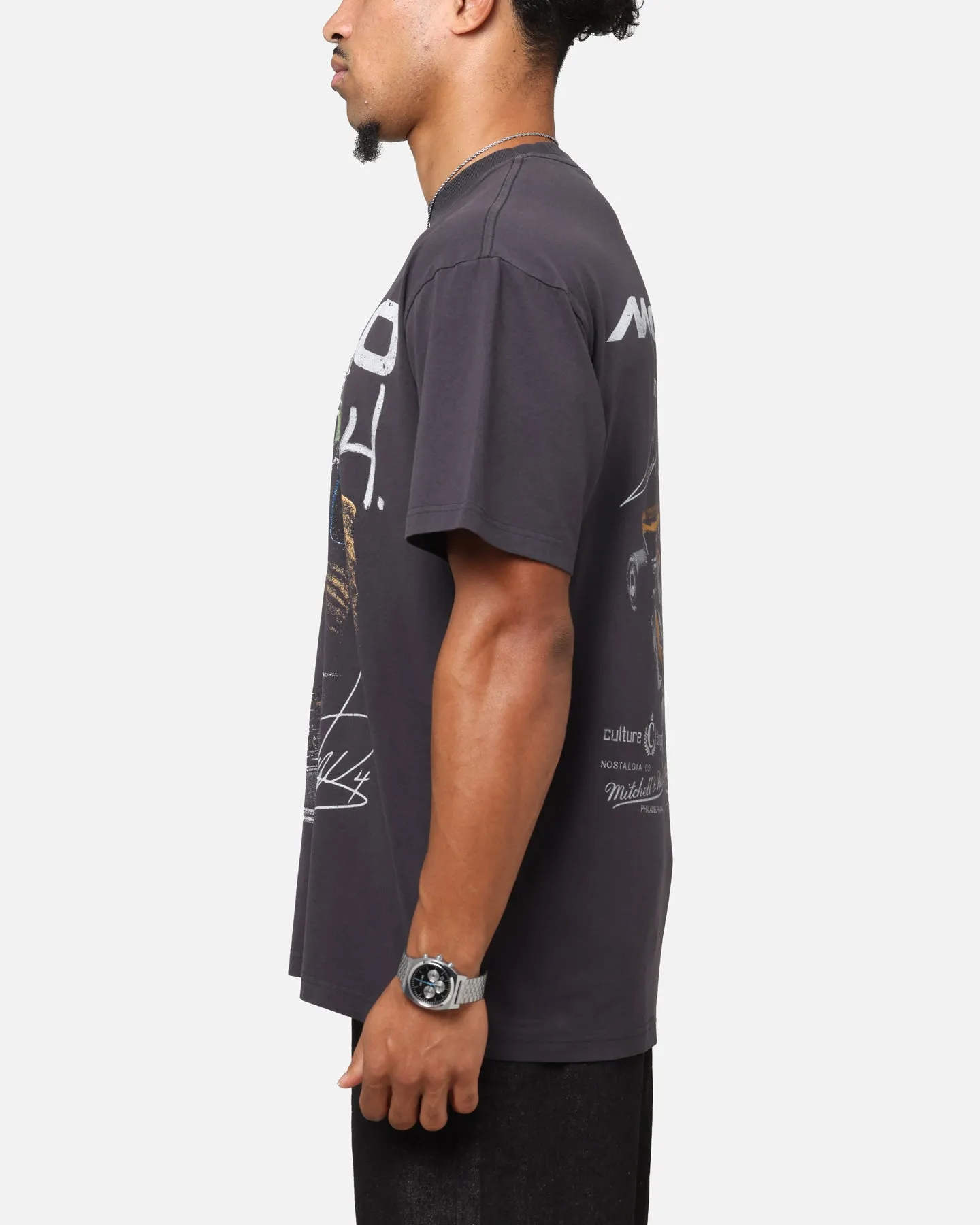 Mitchell & Ness X Mclaren Lando Norris Victory T-Shirt Faded Black
