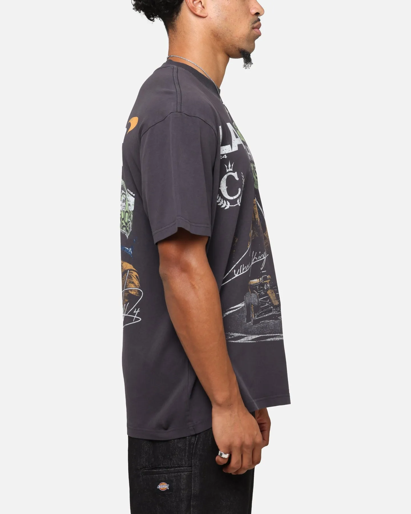 Mitchell & Ness X Mclaren Lando Norris Victory T-Shirt Faded Black