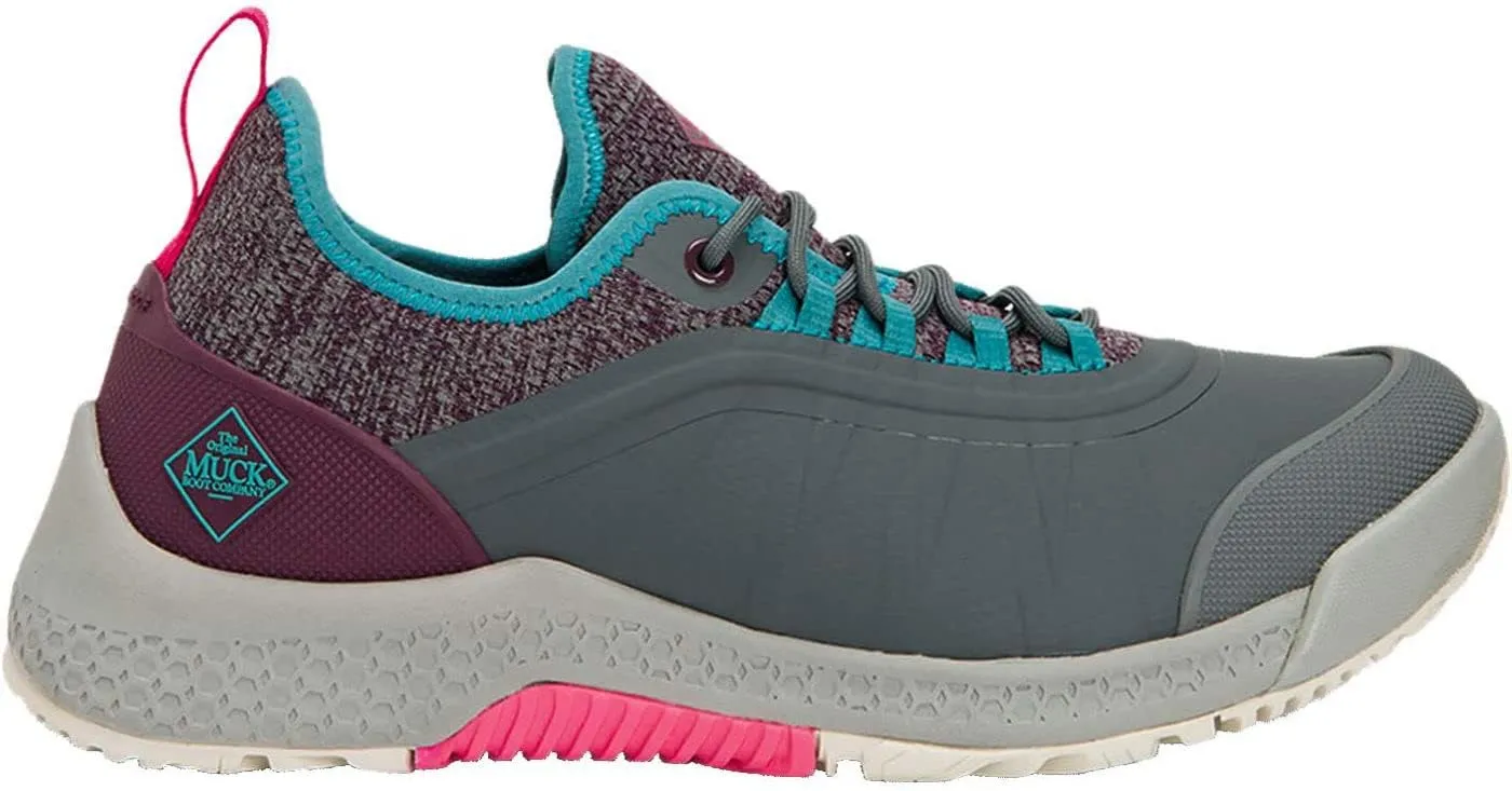 Muck Boot Womens Active Garden Hiking Urban Watertight Outscape Lace Up Sneakers