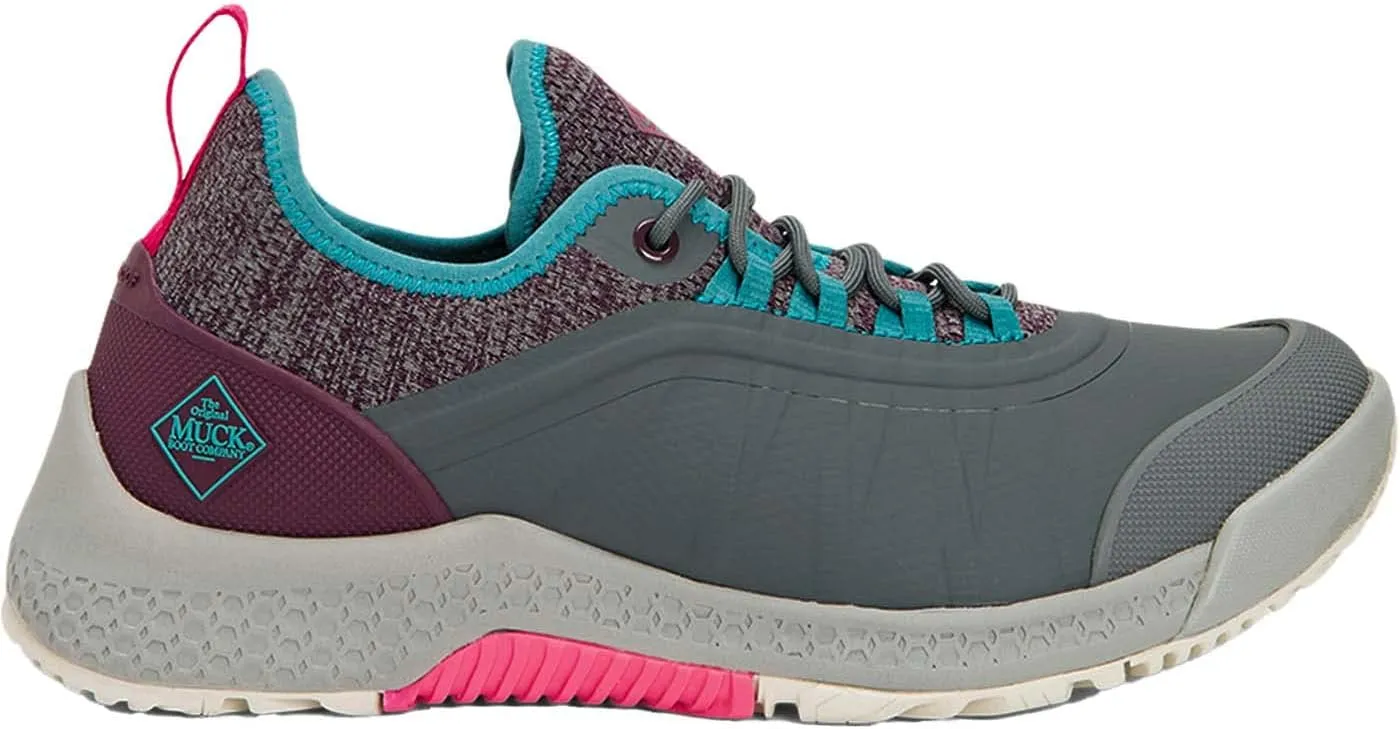 Muck Boot Womens Active Garden Hiking Urban Watertight Outscape Lace Up Sneakers