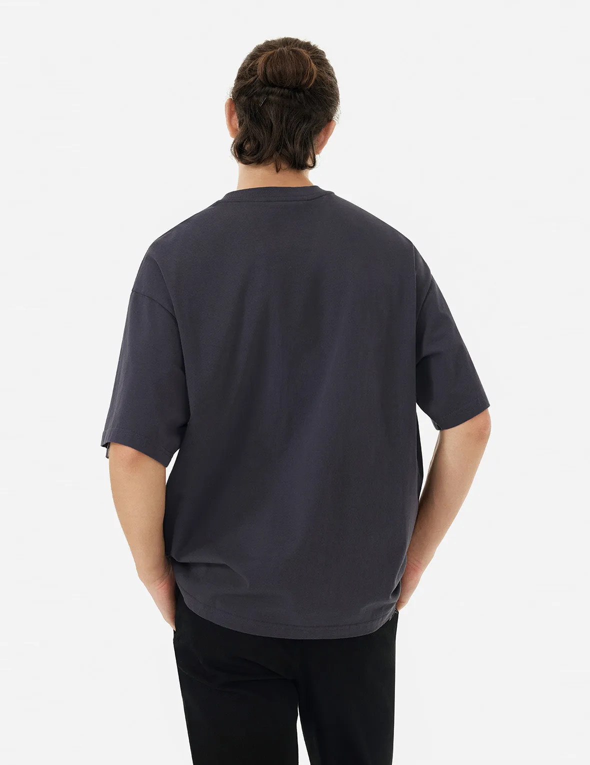 Multi Logo Print Regular Fit Racing T-Shirt