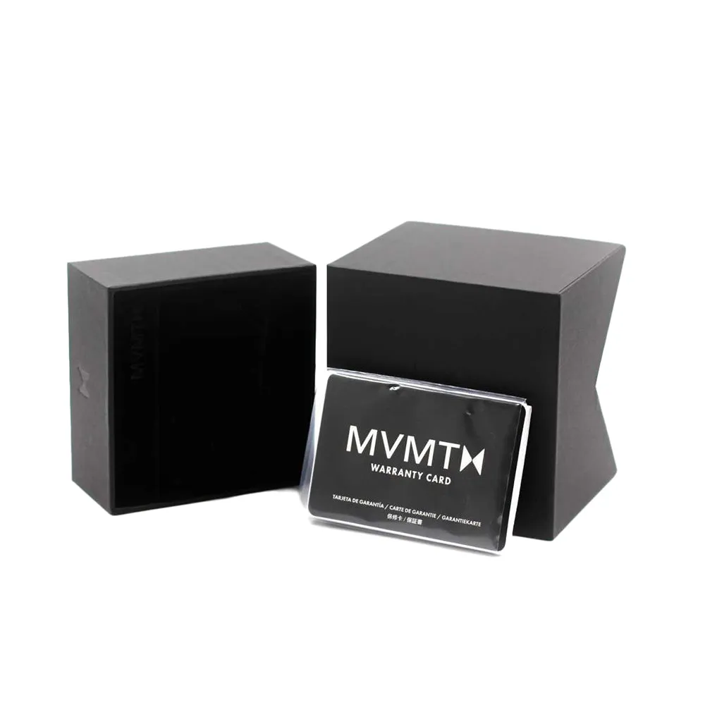 MVMT Element Ember Black Leather Men's Watch - 28000045D