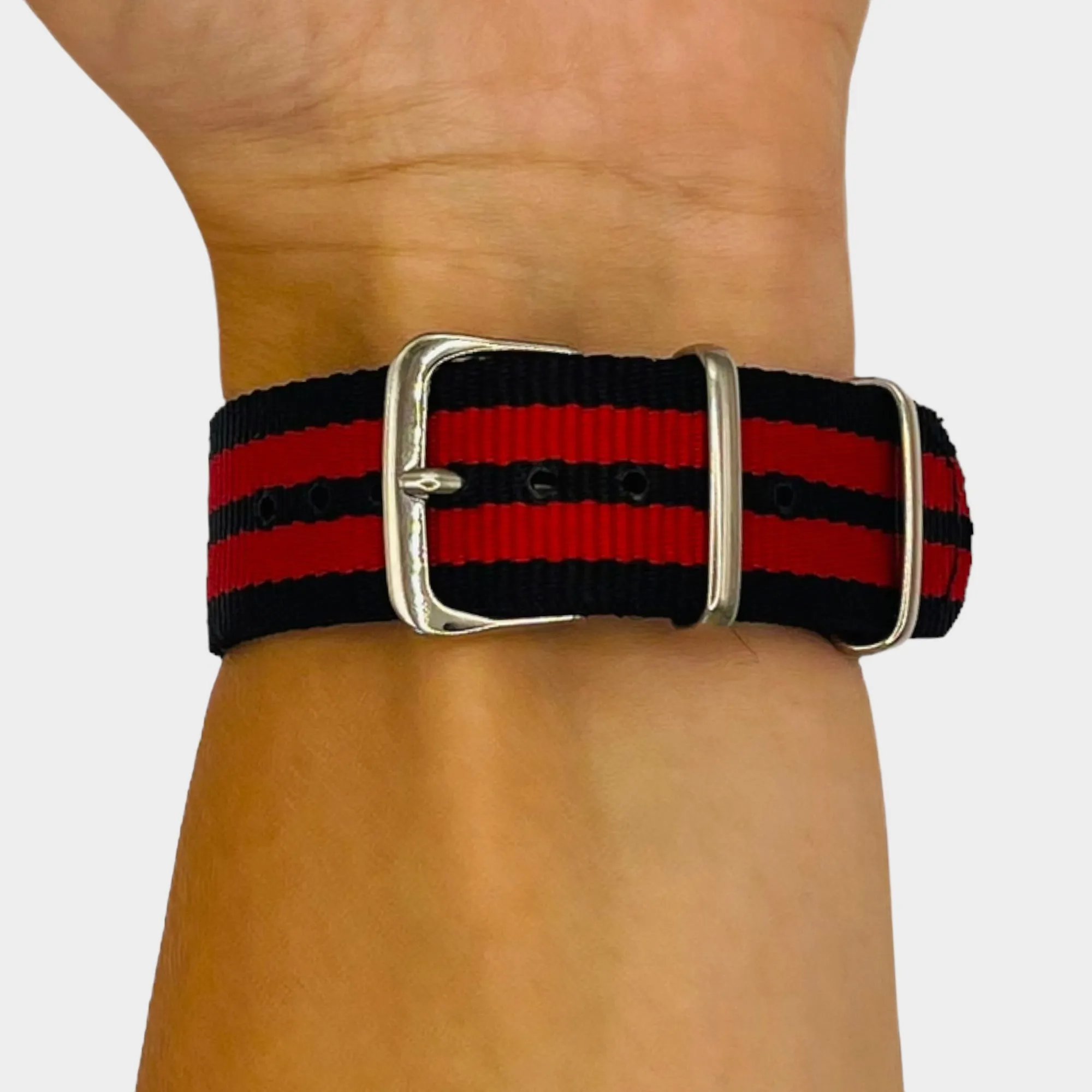 Nato Nylon Watch Straps Compatible with the Samsung Galaxy Watch 6 Classic (43mm)