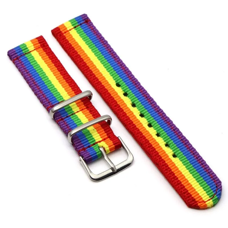 Nato Nylon Watch Straps Compatible with the Samsung Galaxy Watch 6 Classic (43mm)