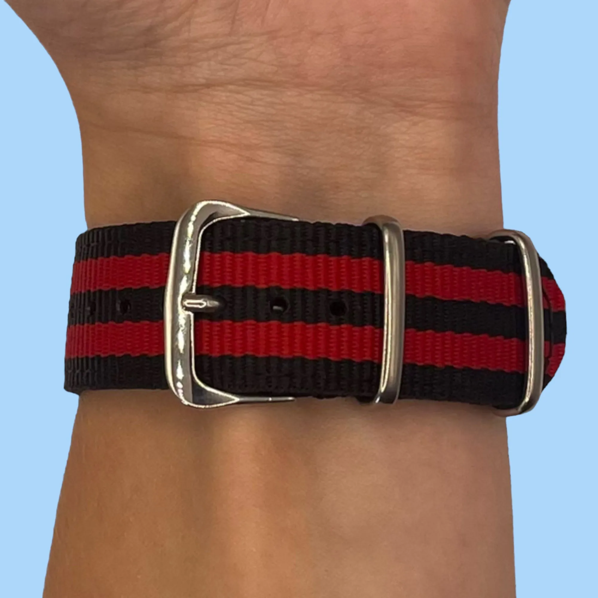 Nato Nylon Watch Straps Compatible with the Samsung Galaxy Watch 6 Classic (43mm)