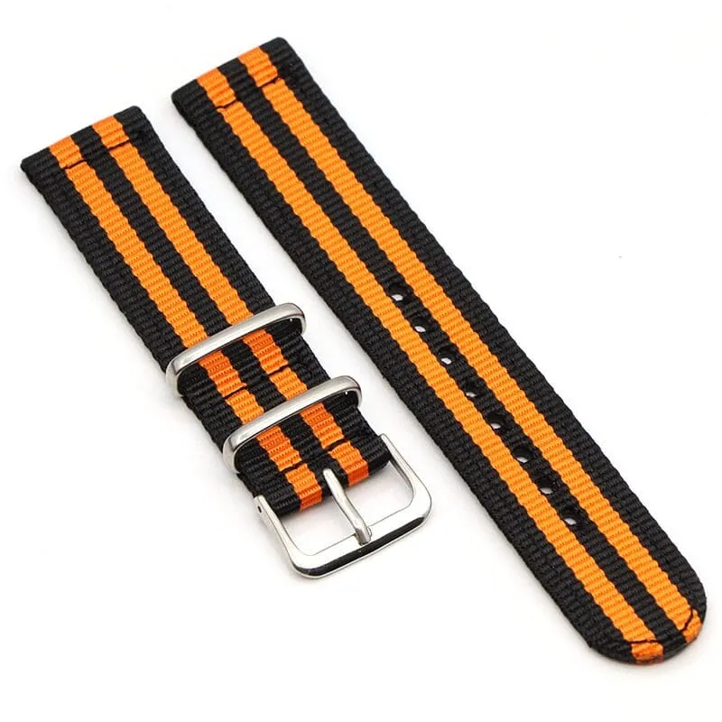 Nato Nylon Watch Straps Compatible with the Samsung Galaxy Watch 6 Classic (43mm)