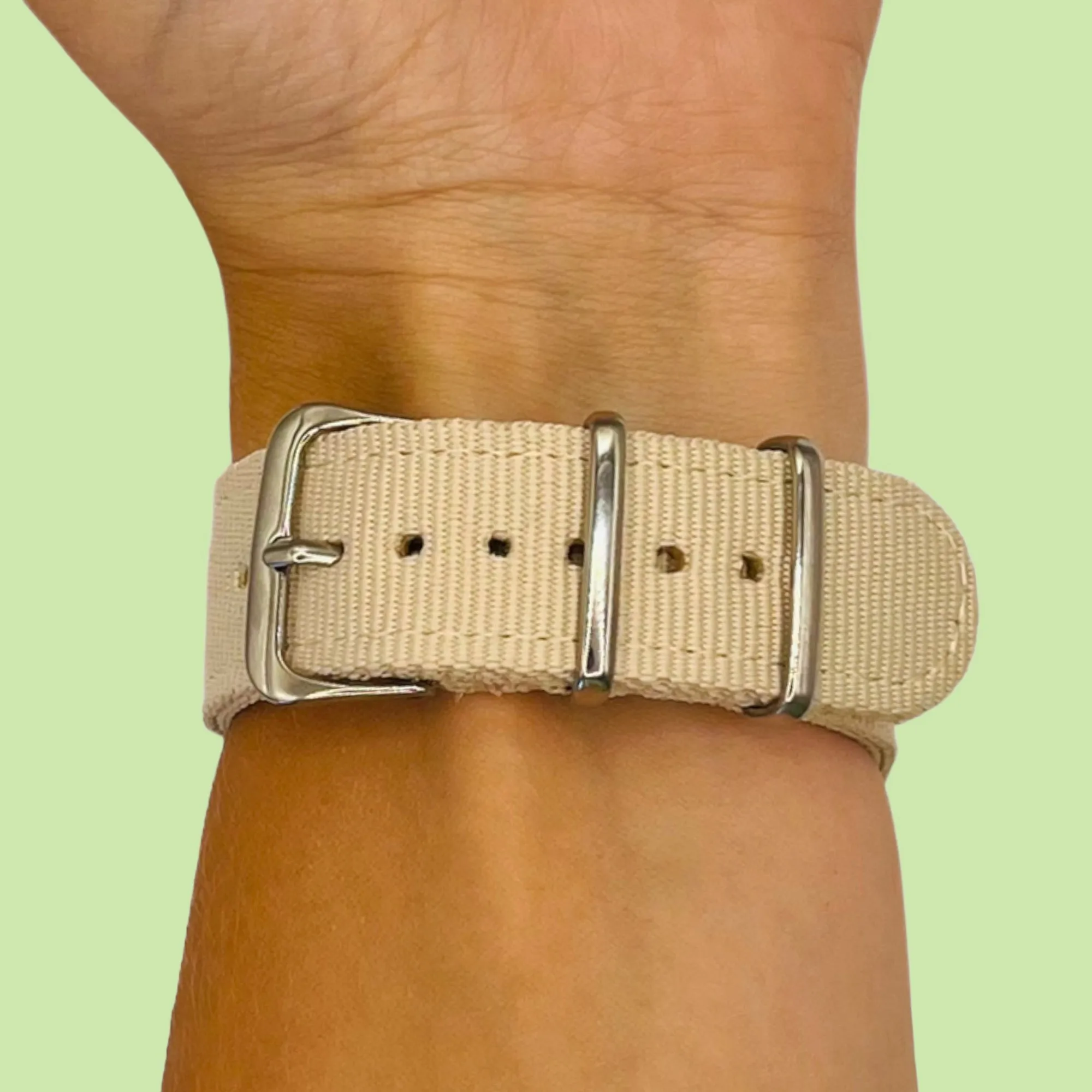 Nato Nylon Watch Straps Compatible with the Samsung Galaxy Watch 6 Classic (43mm)