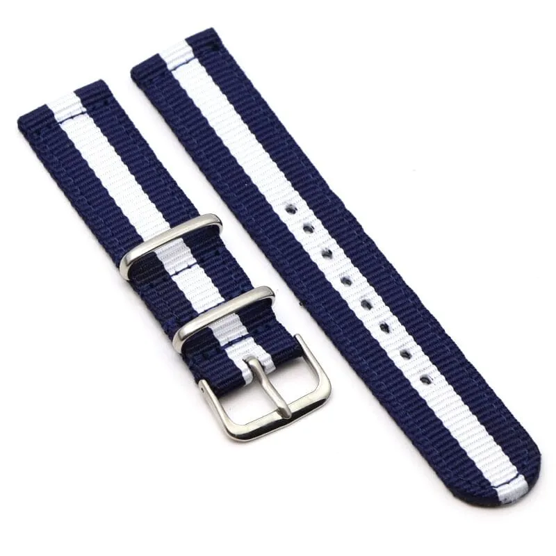 Nato Nylon Watch Straps Compatible with the Samsung Galaxy Watch 6 Classic (43mm)