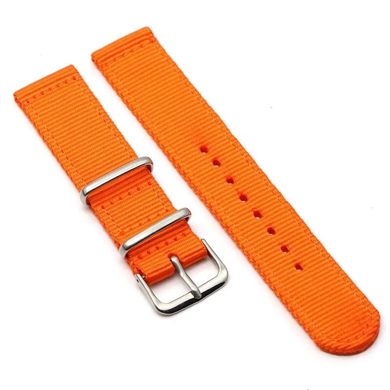 Nato Nylon Watch Straps Compatible with the Samsung Galaxy Watch 6 Classic (43mm)