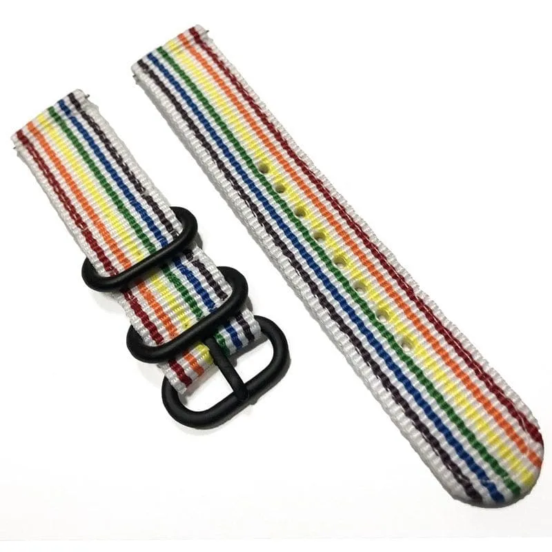 Nato Nylon Watch Straps Compatible with the Samsung Galaxy Watch 6 Classic (43mm)