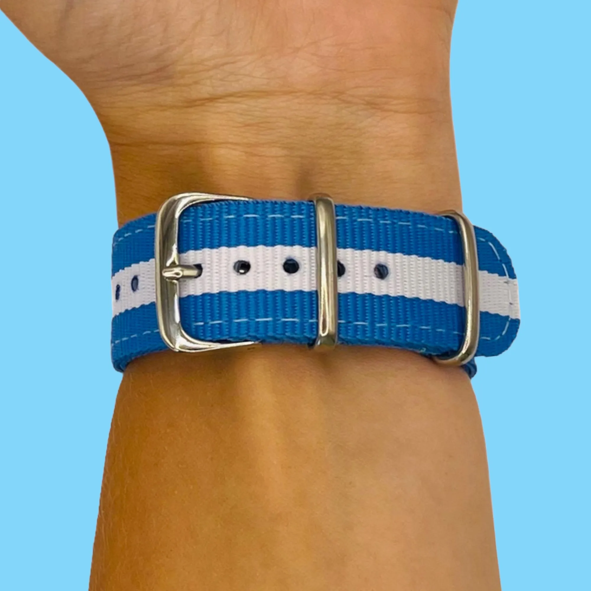 Nato Nylon Watch Straps Compatible with the Samsung Galaxy Watch 6 Classic (43mm)