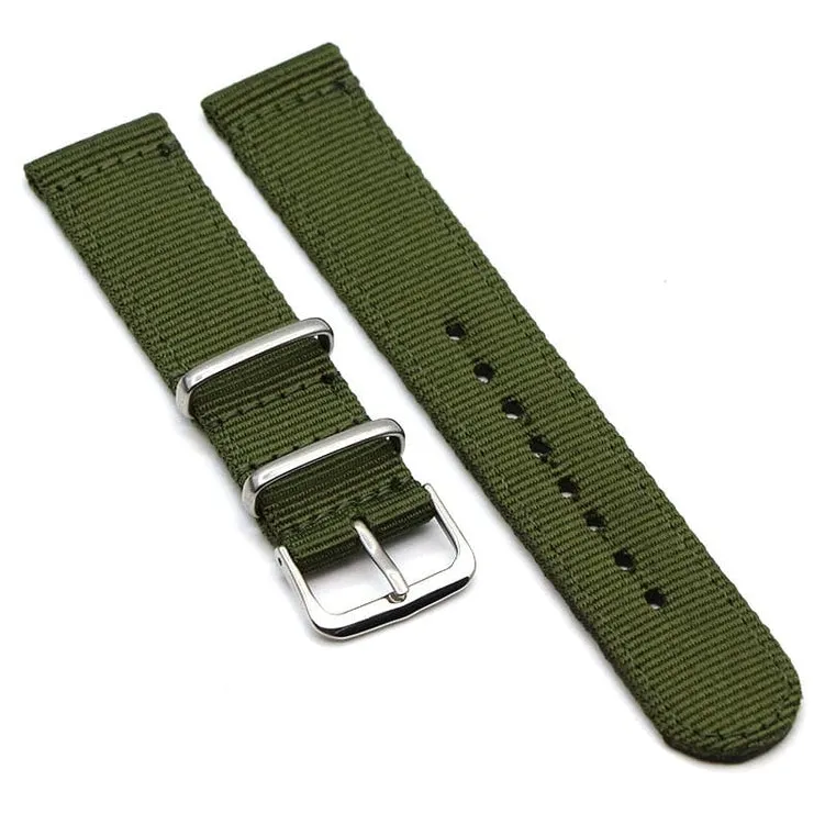 Nato Nylon Watch Straps Compatible with the Samsung Galaxy Watch 6 Classic (43mm)