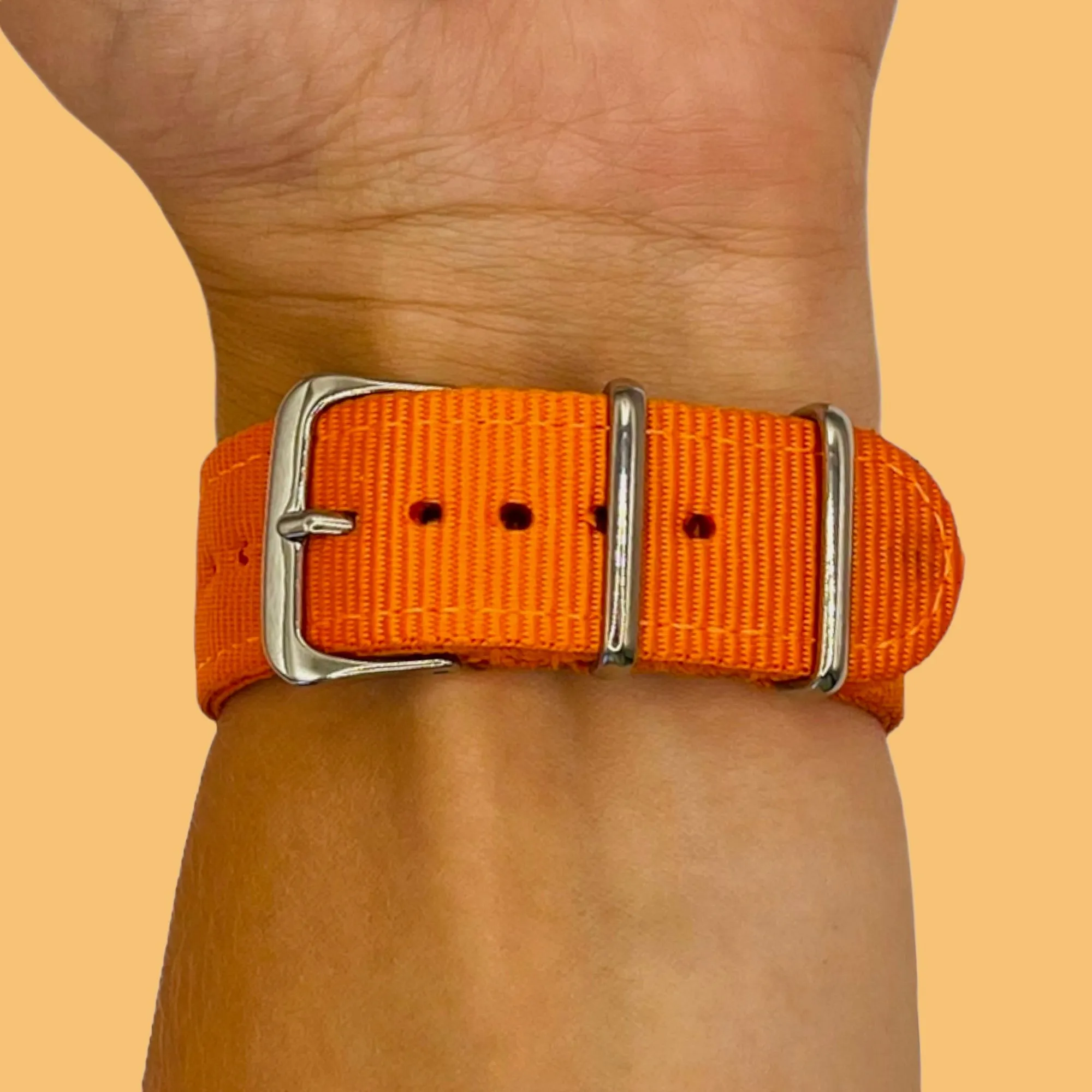 Nato Nylon Watch Straps Compatible with the Samsung Galaxy Watch 6 Classic (43mm)