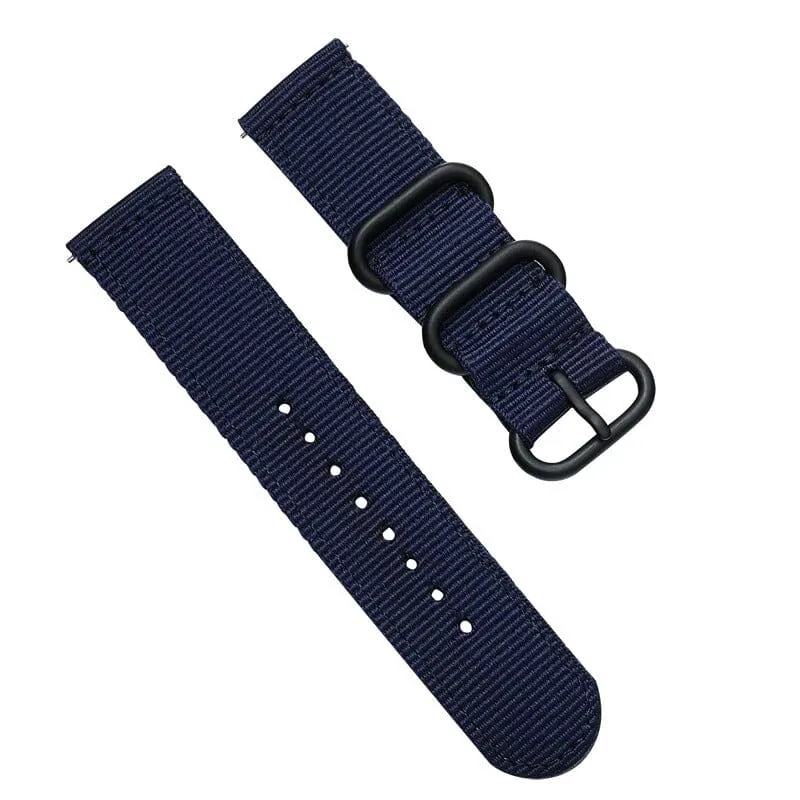 Nato Nylon Watch Straps Compatible with the Samsung Galaxy Watch 6 Classic (43mm)